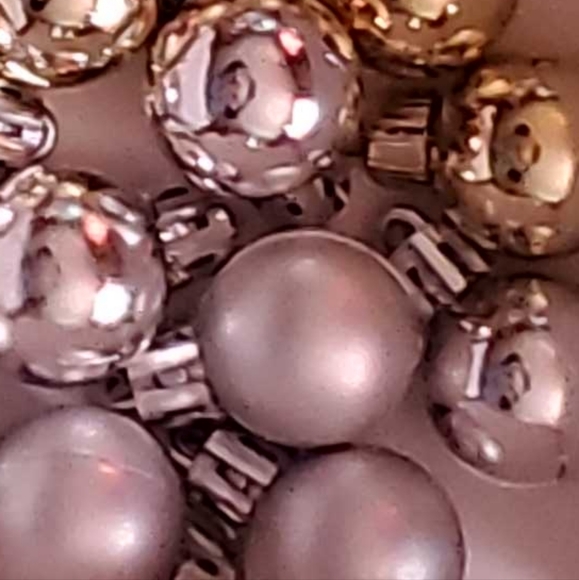 New 100 Miniature 1" Silver & Gold Christmas Tree Balls Holiday Frosted & Mirror - Picture 5 of 5